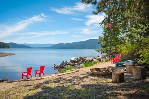 Pondering Pines Lake Home with beach, dock, boat lift & more.