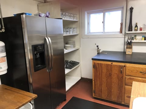 Kitchen- fridge/freezer (there is a second fridge & chest freezer)