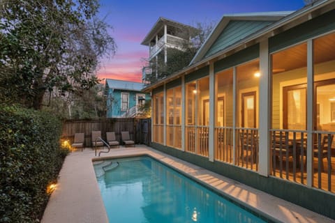 Private pool in the backyard for the kids to splash around in!