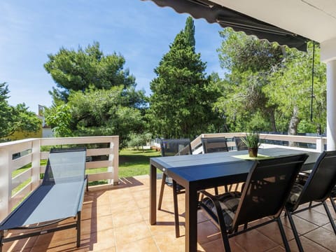 Furniture, Outdoor Furniture, Table, Outdoor Table, Shade, Chair, Kitchen & Dining Room Table, Deck, Coffee Table, Garden