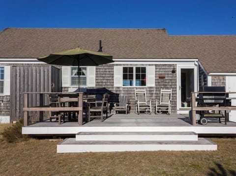 Back Yard - deck, bbq and outdoor shower