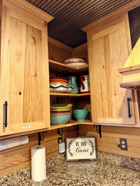 Large selection of serving bowls.