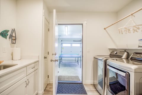 Laundry room with new washer / dryer