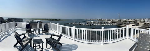Amazing view from the large rooftop deck