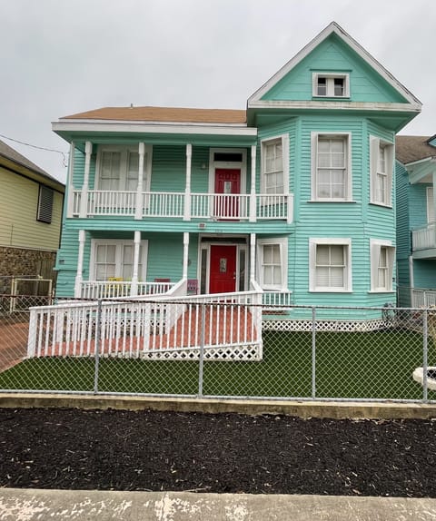 Large handicap ramp in front. 