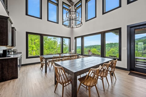 Meals taste better with a view like this