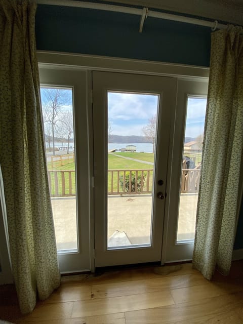 View of lake from master suite