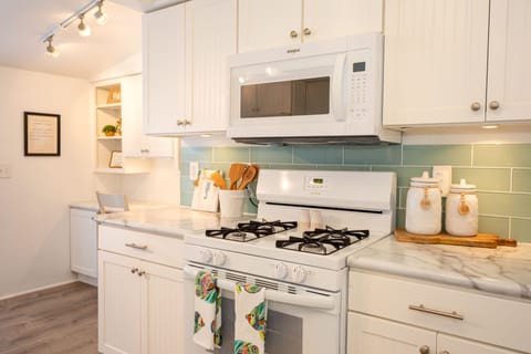 Large fully equipped kitchen  