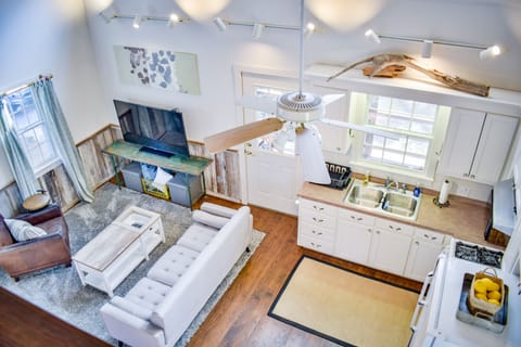 View of downstairs from loft