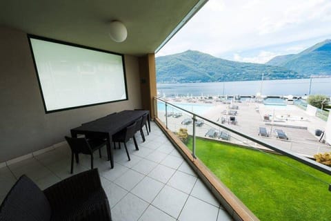 Stunning lake views from private terrace
