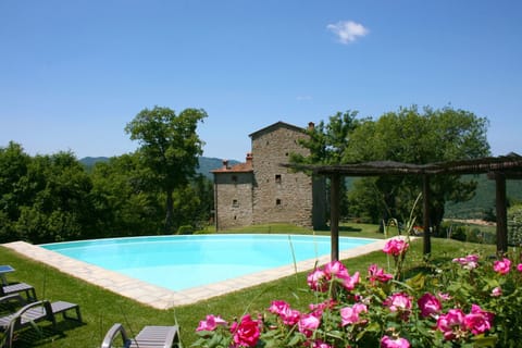 Flower, Plant, Water, Sky, Property, Building, Tree, Swimming Pool, Cloud, Grass