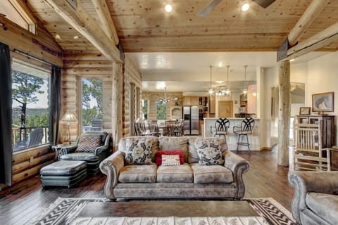 Living Room - Open Concept w/ Kitchen, & Dining - First Floor