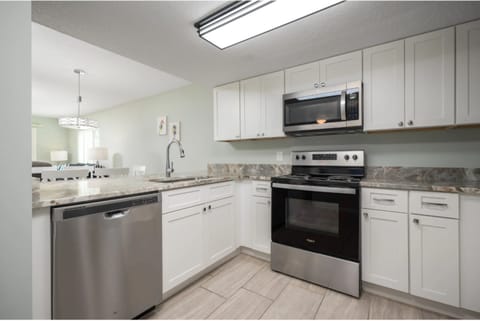 Fully Equipped Kitchen with Stainless Steel Appliances