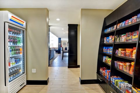 Purchase a snack at the on-site pantry.