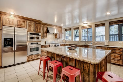 Large Kitchen - Island Seating For 3 - First Floor, Main House