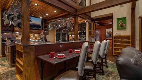 Kitchen, Main Level - Bar seating.