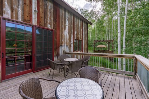 Deck off of main floor