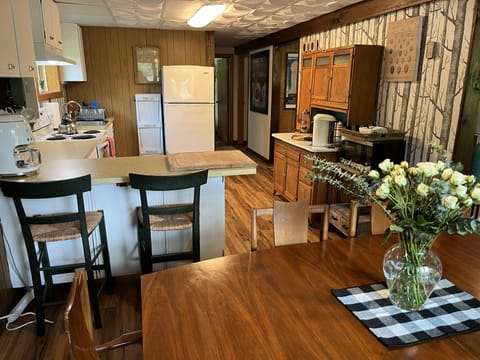 kitchen view from dining room