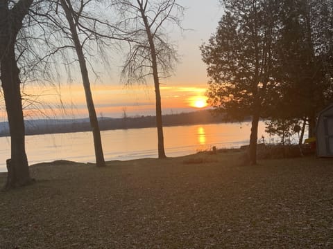 Lake view from living room