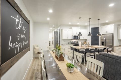 Dining Room - With an open and spacious floor plan, the Dining Room and Kitchen can accommodate meal preparations for groups large or small.