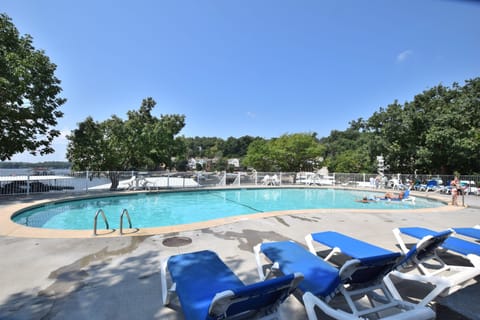 Enjoy 1 of 2 pools.  This pool is waterfront.