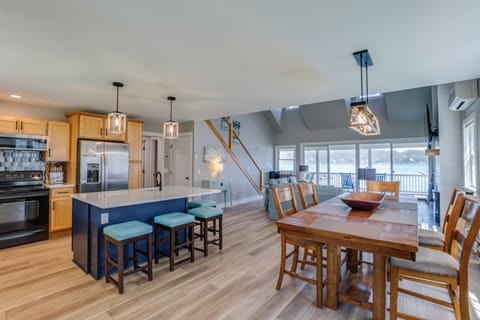 Kitchen and dining space