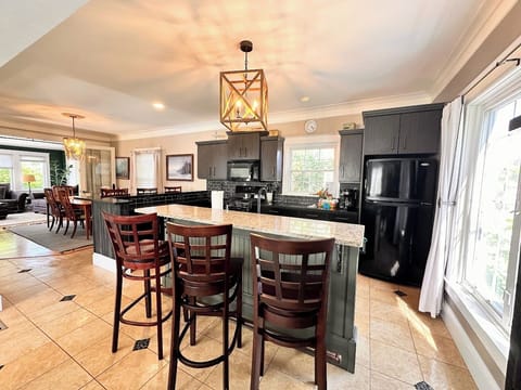 Well stocked kitchen provides guests with the ability to enjoy cooking a meal