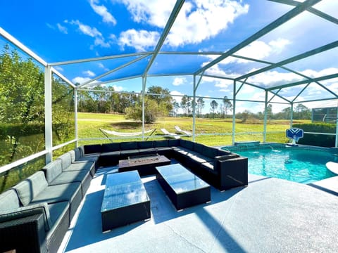 Private OutdooDining with your entertaining private chef dinners with Philip Starck designed chairs for exclusive sit down dinners for up to 24 persons outside and 20 persons inside overlooking private pool & golf. Then sip on a cocktail at Fire Pit.
