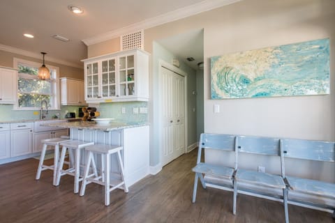 3rd FL Landing, Bar Seating, Kitchen