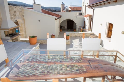 The courtyard of the house