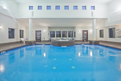 Take a dip in the pool.