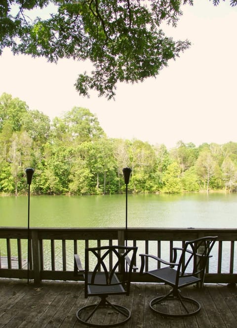 View from Lower deck.  A great place to fish.
