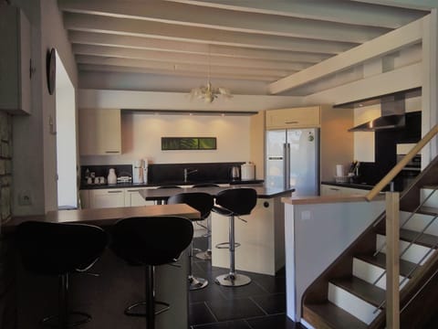 Large open plan kitchen.