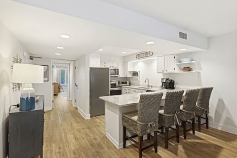 Beautifully upgraded kitchen with stainless appliances