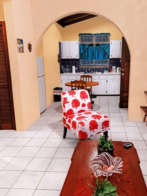 open living room to kitchen