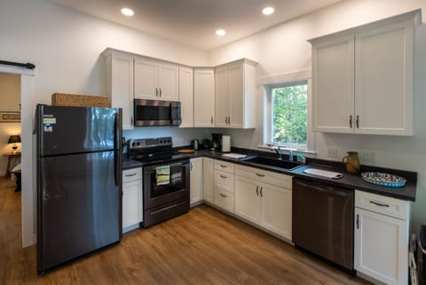 Full, well-appointed kitchen with everything you need for 12 guests
