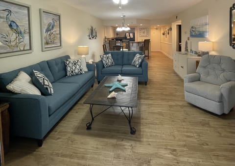 Comfortable rocker/recliner/swivel chair!