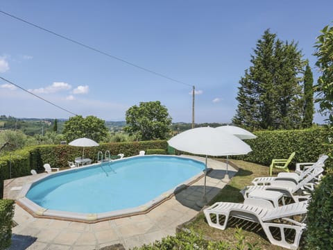 Water, Sky, Swimming Pool, Cloud, Plant, Azure, Shade, Outdoor Furniture, Tree, Umbrella