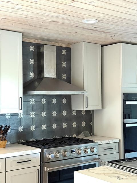 Kitchen - 36 inch range and 30 inch stove/microwave