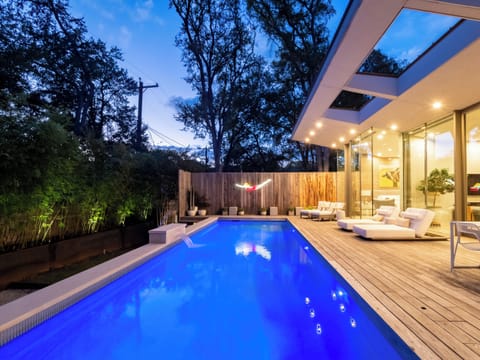 Enjoy a night swim