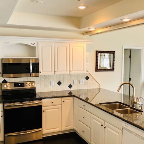 Brand new stainless steel appliances