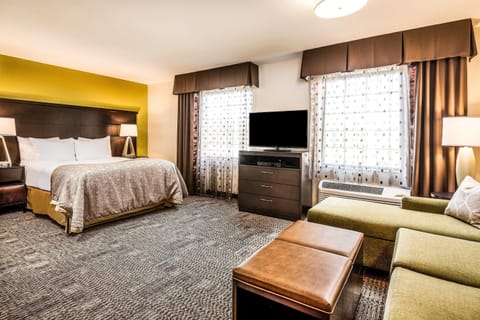 Drift to sleep in this plush bed.