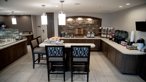 Enjoy a complimentary breakfast.