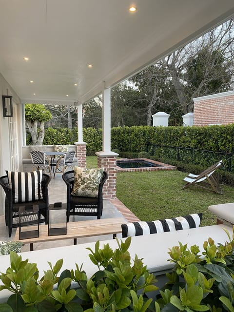 Private garden off patio