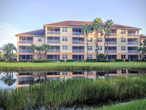 Serene location.  Our condo is the end unit on the 3rd floor