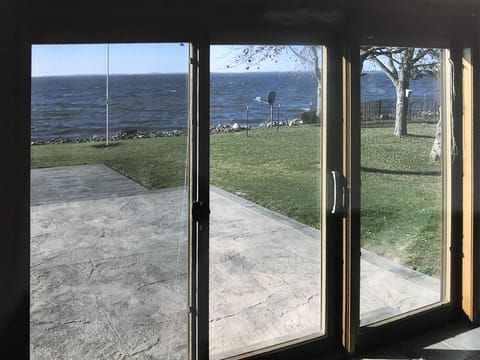 View of lake from great room