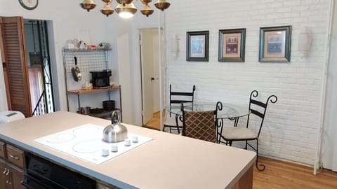 Breakfast Table with seating for three.