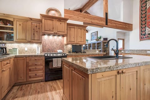 Whip up a delicious meal using the gas stove.