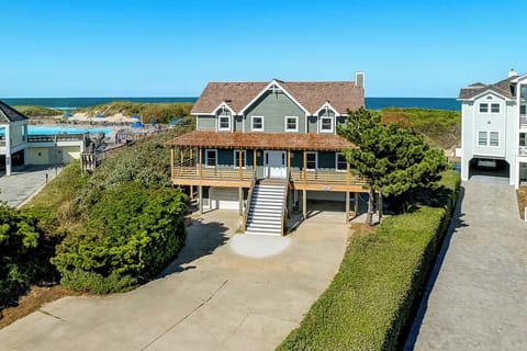 Front Aerial of Ocean Hideaway