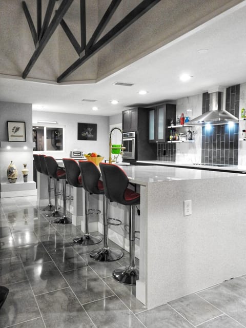 This massive 13' long island seats 6 or more comfortably